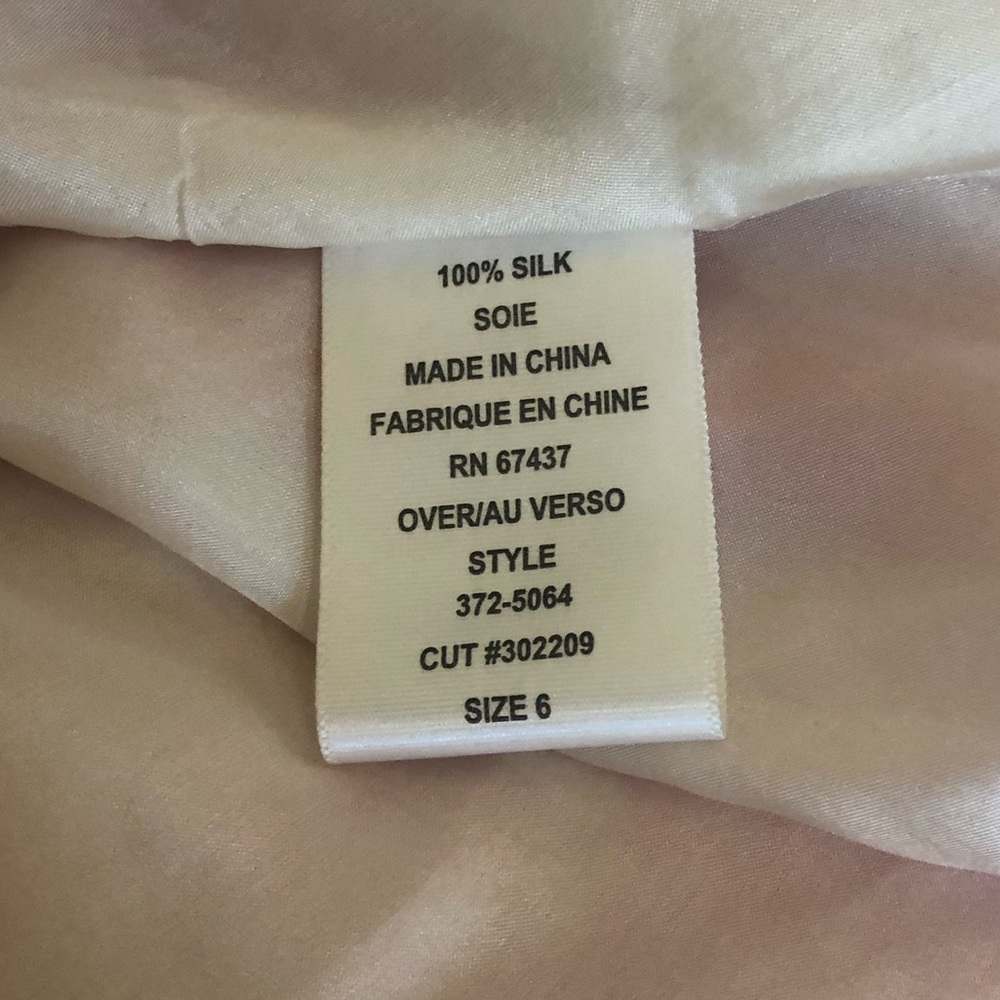 ❤️BNWT❤️ JOIE Pink Ivory Silk Vintage Floral Skirt - Picture 16 of 16